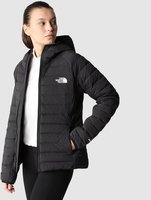 The North Face - Daunenjacke mit Kapuze - W Belleview Stretch Down Hoodie TNF Black