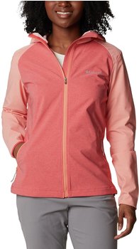 Columbia Heather Canyon Softshell-Jacket Women (1717991) red hibiscus/coral reef heather