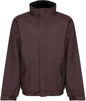 Regatta Men's Dover Fleece Lined Waterproof Insulated Bomber Jacket (TRW297_3ML) otter/black