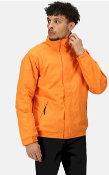 Regatta Men's Dover Fleece Lined Waterproof Insulated Bomber Jacket (TRW297_9PX) sun orange/seal grey