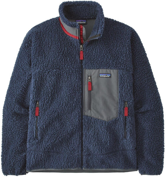 Patagonia Men's Classic Retro-X Fleece Jacket new navy/wax red
