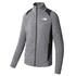 The North Face Men's Athletic Outdoor Full-Zip Midlayer Jacket asphalt grey/light heather/tnf black