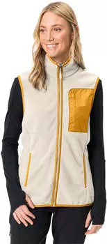 VAUDE Women's Rosemoor Fleece Vest ecru