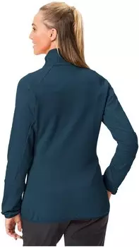 VAUDE Women's Monviso Fleece FZ Jacket II dark sea – VAUDE Women's Monviso Fleece FZ Jacket II – Bewegungsfreiheit für aktive Touren