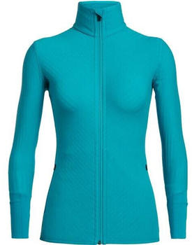 Icebreaker Women's Descender Long Sleeve Zip arctic teal (103900-436)