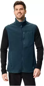 VAUDE Men's Rosemoor Fleece Vest dark sea – Hochwertiges Material und durchdachte Ausstattung