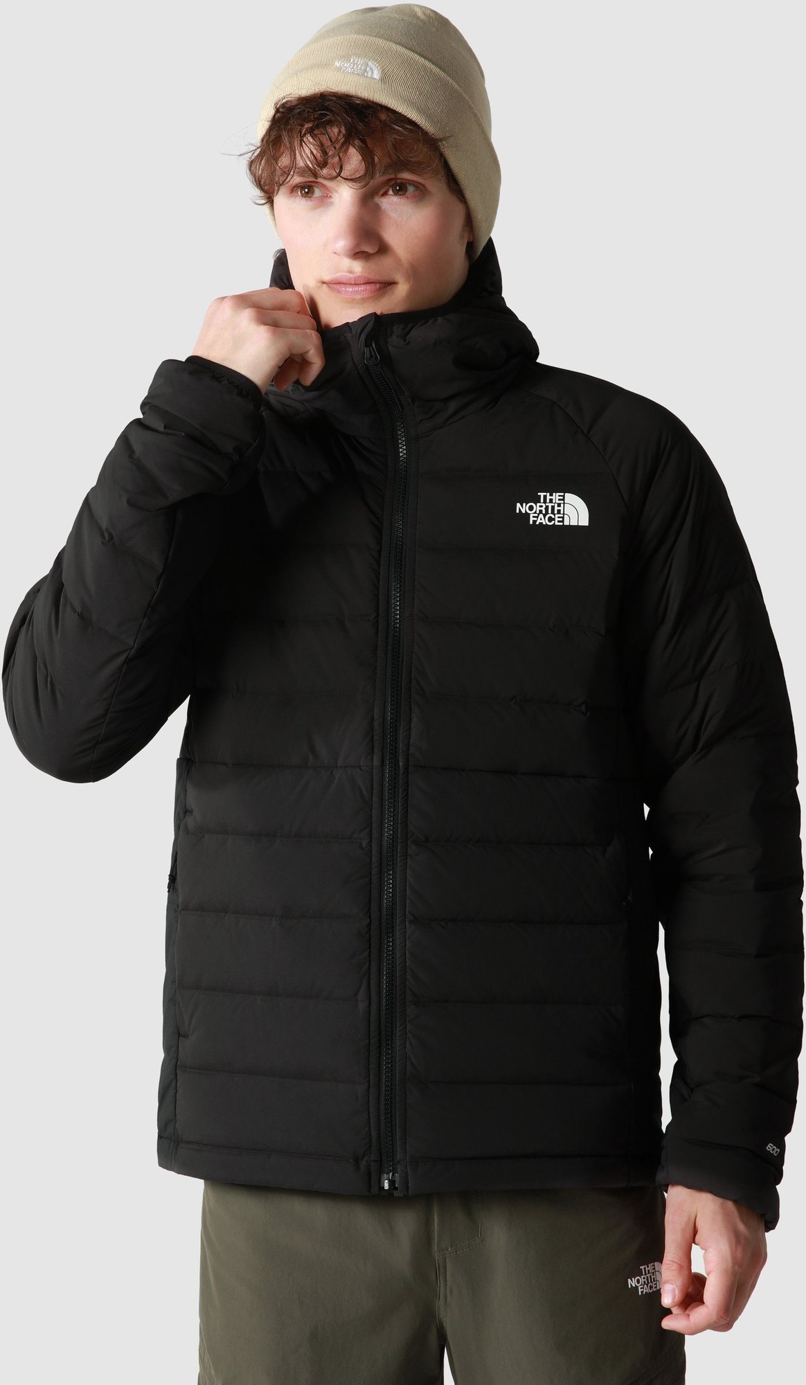 THE NORTH FACE Herren Belleview Stretch Down Hood Jacke, TNF Black, XL