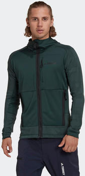 Adidas Terrex Hiking Tech Hooded Fleece Jacket shadow green