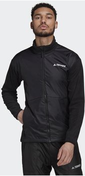 Adidas Fleece Jacket Windbreaker Multi Primegreen black