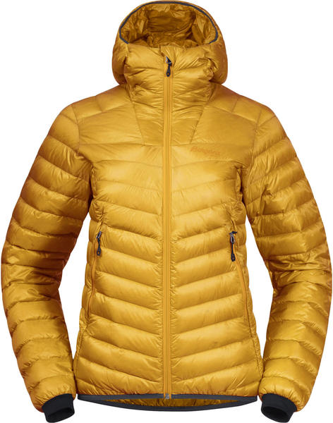 Bergans Senja Down Light W Jacket W/Hood light golden yellow