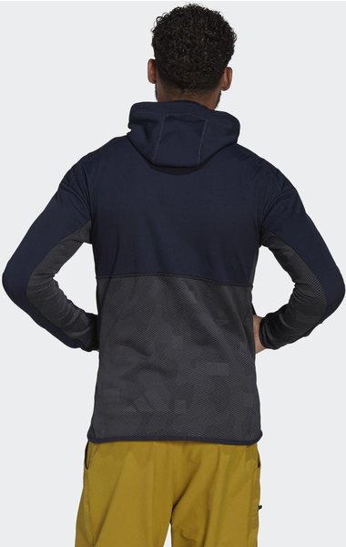 Fleecejacke Material & Pflege & Eigenschaften Adidas Terrex Jacket Zupahike Hooded Fleece legend Ink/black
