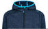 CMP Boy Fleece Jacket Fix Hood (3H60844) blue/danubio