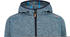 CMP Boy Fleece Jacket Fix Hood (3H60844) danubio/bblue/flamingo fluo