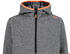CMP Boy Fleece Jacket Fix Hood (3H60844) ice/titanio
