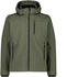 CMP Man Softshell Jacket With Detachable Hood (3A01787N) oil green