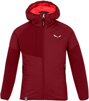 Salewa Ortles Hybrid Tirolwool Responsive Jacke Kind red syrah