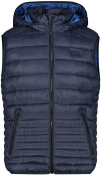 CMP Man Vest Snaps Hood black blue