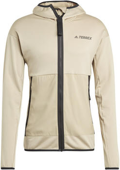 Adidas Terrex Hiking Jacket Tech Fleece Lite Hooded savanna