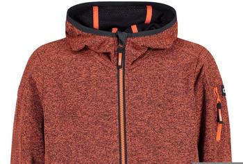 CMP Boy Jacket Fix Hood (30H5914) arancio-antracite