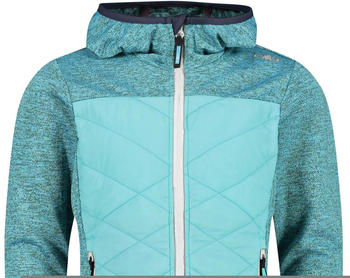 CMP G Hybrid Jacket Fix Hood (32H5465) acqua