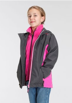 CMP Kid G Jacket Fix Hood Detachble Inn.Jacket (32Z1095D) titanio