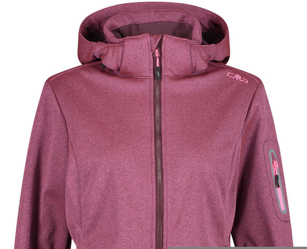 CMP Woman Jacket Zip Hood (39A5006M) pink fluo mel.