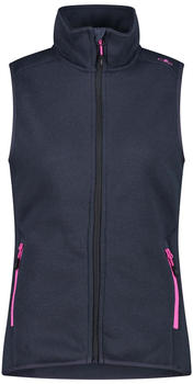 CMP Woman Fleece Vest (3H55766) asphalt-purple fluo