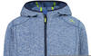 CMP Boy Fleece Jacket Fix Hood (3H60844) dusty blue-stone