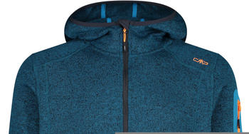 CMP Knitted Fix Hood Jacket (3H60847N) deep lake-reef