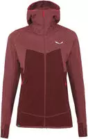 Salewa 27389, SALEWA Damen Unterjacke PUEZ HYBRID PL syrah melange 1575 female