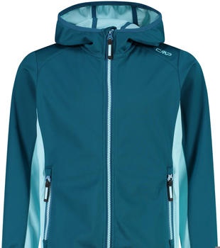 CMP Girl Jacket Fix Hood (39A5115) deep lake-acqua