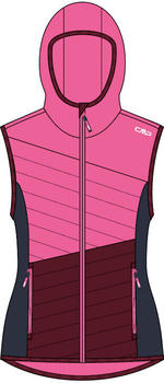 CMP Kid G Hybrid Vest Fix Hood (33Z6985) plum