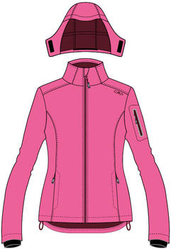 CMP Woman Jacket Zip Hood (39A5016) pink fluo