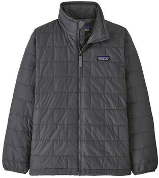 Patagonia Kids Nano Puff Brick Quilt Jacket (68001) forge grey w/noble grey