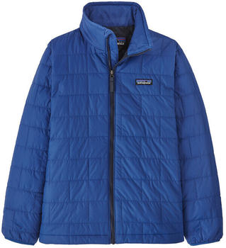 Patagonia Kids Nano Puff Brick Quilt Jacket (68001) superior blue w/new navy