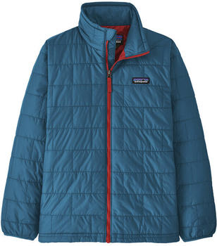 Patagonia Kids Nano Puff Brick Quilt Jacket (68001) wavy blue