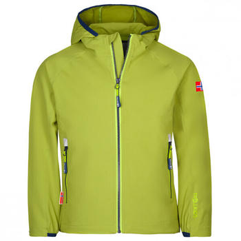 Trollkids Kid's Kvalvika Jacket (328) kiwi/mystic blue