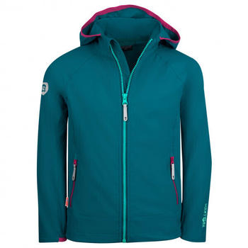 Trollkids Girl's Kvalvika Jacket (329) smaragd/pink