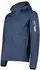 CMP Light Softshell Jacket with Detachable Hood (39A5027M) b.blue mel./dusty blue