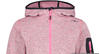 CMP Woman Fleece Jacket Fix Hood (3H19826) pink fluo/bianco