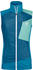 Ortovox Windbreaker Vest W petrol blue