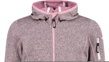CMP Mädchen Sweatshirt mit Kapuze aus Knit Tech Fleece (30H5905) fard-lighter