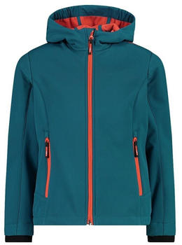 CMP Girl Softshell Fix Hood Jacket (3A29385N) deep lake-campari
