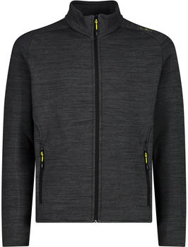 CMP Men's Jacket in stretch Fleec (30E9707) piombo mel.-zolfo