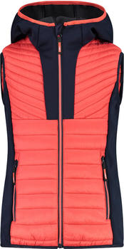 CMP Kid G Vest Hybrid Fix Hood (32Z3955) campari
