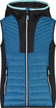 CMP Kid G Vest Hybrid Fix Hood (32Z3955) lake