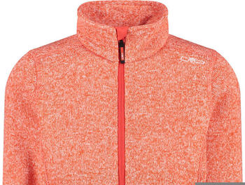 CMP Girl Fleece Jacket (3H19925) campari-bianco