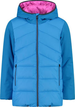 CMP Kid G Jacket Long Fix Hood (32K1165) turchese
