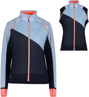 CMP Damen Jacke mit abnehmbaren &Auml;rmeln Blau 34