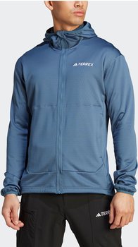 Adidas Man TERREX Xperior Light Fleece Hooded Jacket wonder steel (IB1828)